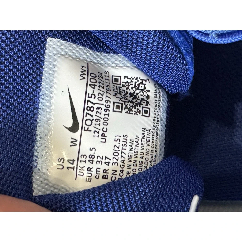 NIKE Free‎ NN Golf Shoes Womens Size 14 White Royal Blue FN0332-400 Unisex